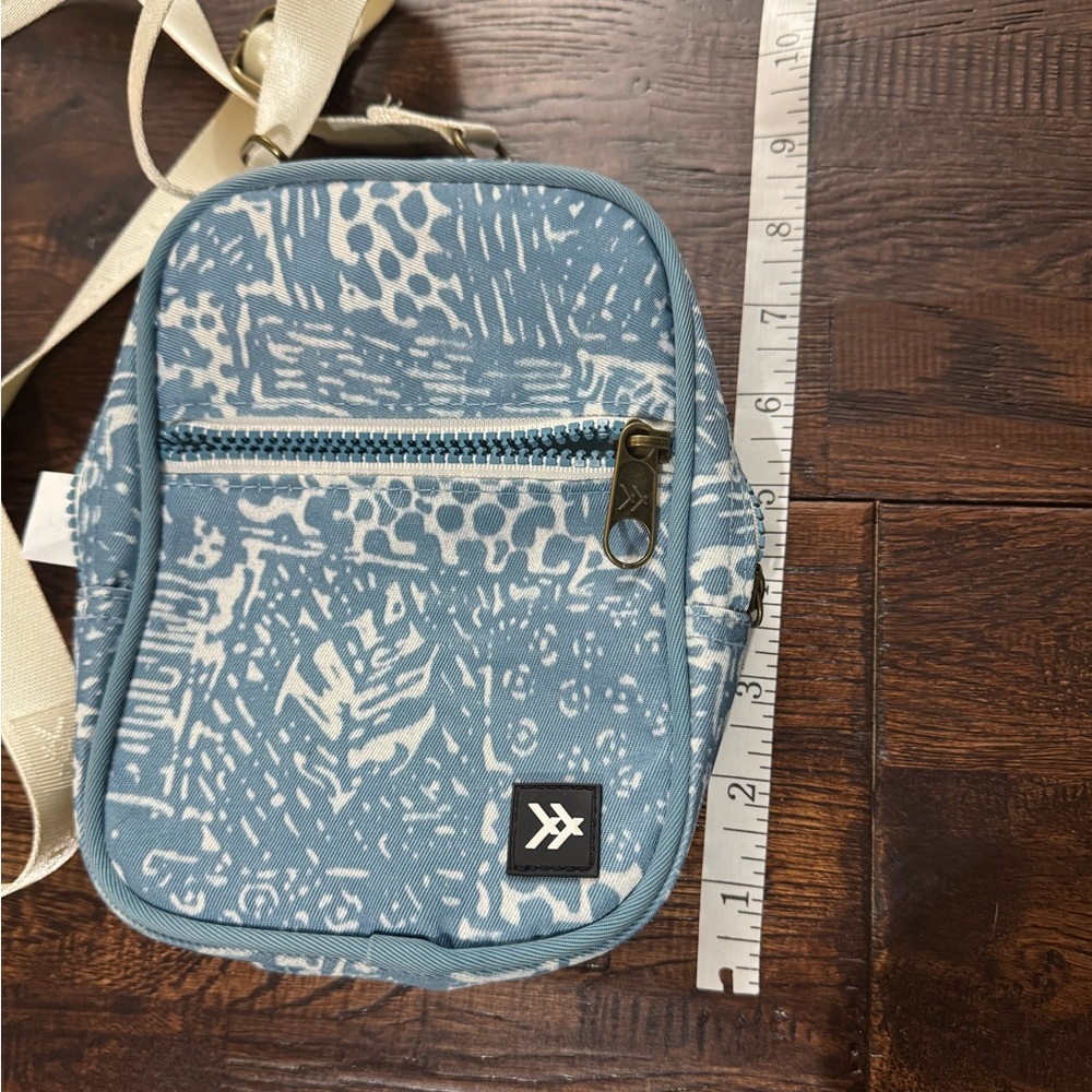 Thread Wallets Blue Patterned Crossbody Bag - image 5